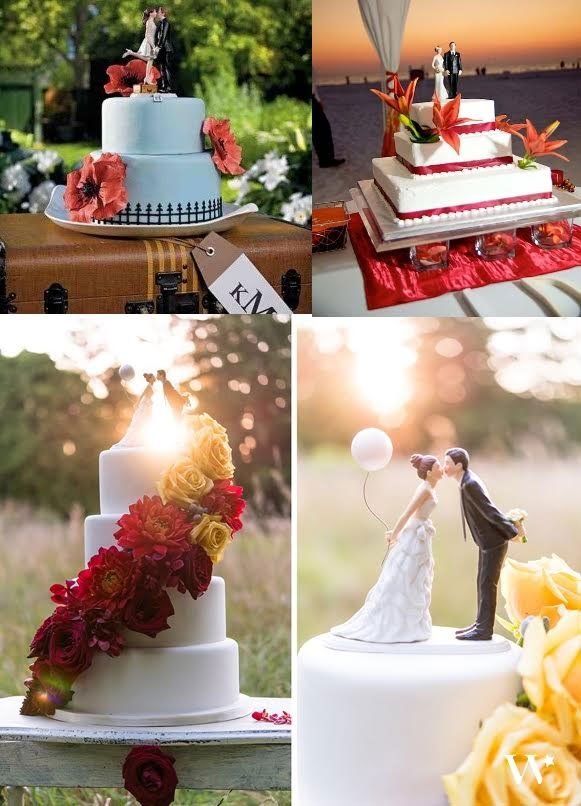 idées decor gateau de mariage
